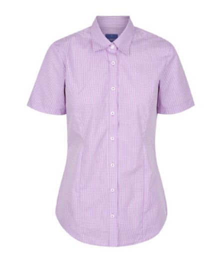 Picture of Gloweave Ladies Westgarth Gingham Check Short Sleeve Shirt