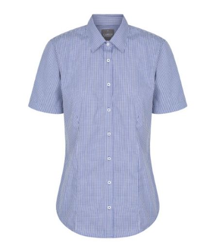 Picture of Gloweave Ladies Westgarth Gingham Check Short Sleeve Shirt