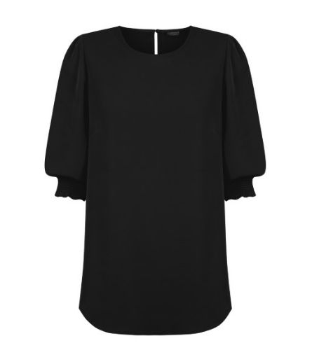 Picture of Gloweave Ladies Lola 3/4 Sleeve Shirred Cuff Soft Top