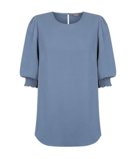 Picture of Gloweave Ladies Lola 3/4 Sleeve Shirred Cuff Soft Top