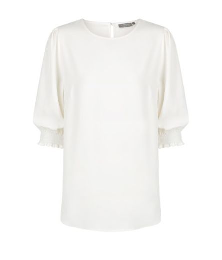 Picture of Gloweave Ladies Lola 3/4 Sleeve Shirred Cuff Soft Top