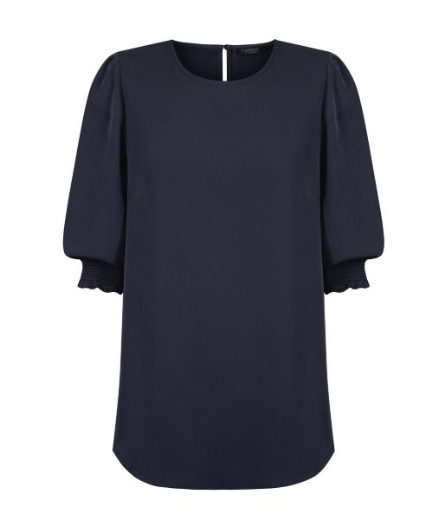 Picture of Gloweave Ladies Lola 3/4 Sleeve Shirred Cuff Soft Top