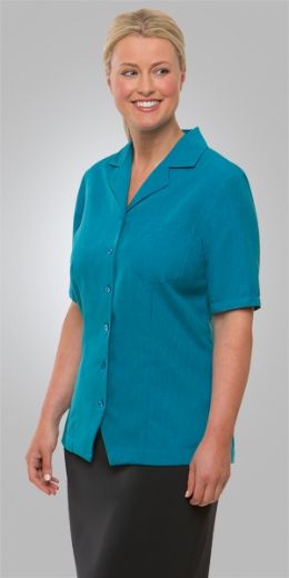 Picture of City Collection Ladies Ezylin Overblouse Short Sleeve