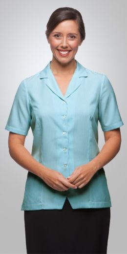 Picture of City Collection Ladies Ezylin Dual pocket Stripe Tunic