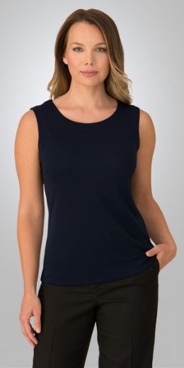 Picture of City Collection Ladies Smart Knit Sleeveless Top
