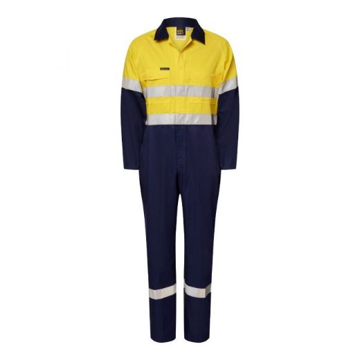 Picture of WorkCraft Lightweight Cool-Breeze Coverall RT1 Reflective Tape 2 Tone