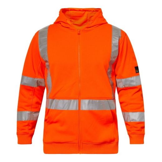 Picture of Alpine Hi-Vis Hoodie with Rail Reflective Tape- Orange