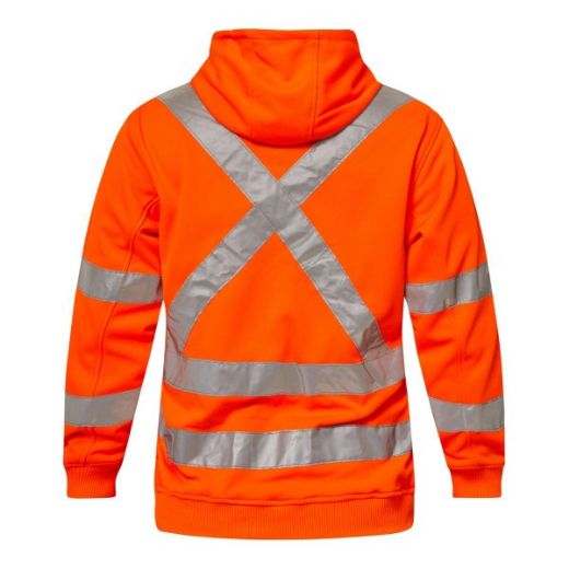 Picture of Alpine Hi-Vis Hoodie with Rail Reflective Tape- Orange