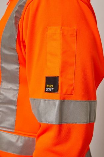 Picture of Alpine Hi-Vis Hoodie with Rail Reflective Tape- Orange