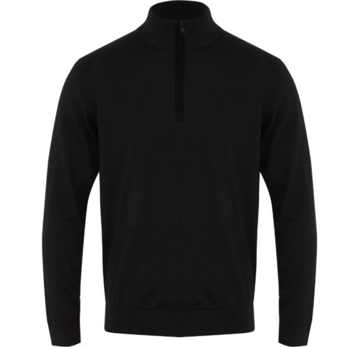 Picture of NNT Mens Long Sleeve Zip Neck Jumper