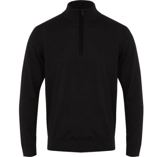 Picture of NNT Mens Long Sleeve Zip Neck Jumper