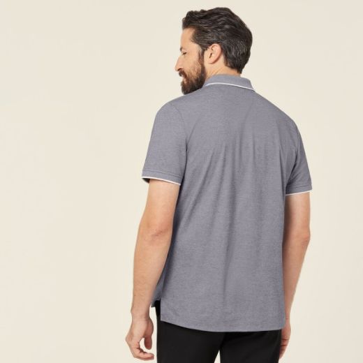 Picture of NNT Mens Textured Cotton Poly Short Sleeve Polo