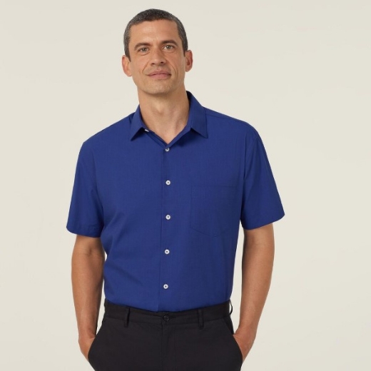 Picture of NNT Mens Textured Short Sleeve Shirt