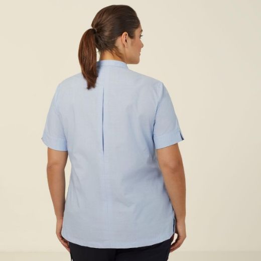 Picture of NNT Ladies Poly Cotton End on End Short Sleeve Tunic