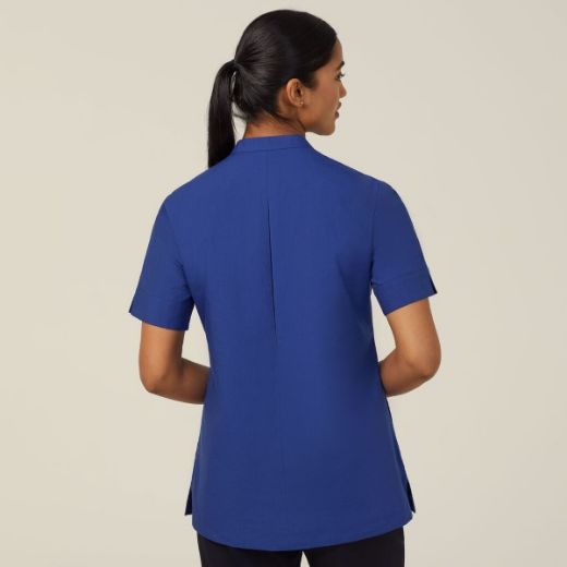 Picture of NNT Ladies Poly Cotton End on End Short Sleeve Tunic