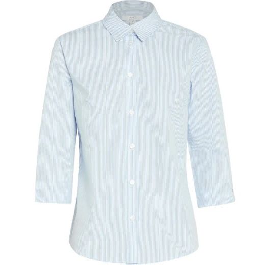 Picture of NNT Ladies Avignon Fine Block Stripe Stretch 3/4 Sleeve Shirt