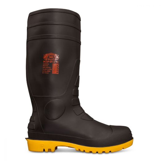 Picture of Kings by Oliver Safety Gumboot Black/Yellow