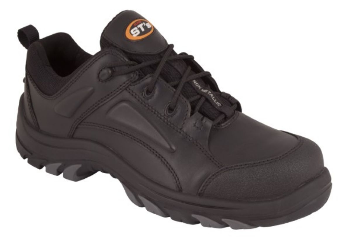 Picture of Oliver Lace up Shoe Composite Cap Black