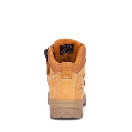 Picture of Oliver At's 130mm Lace up Zip Side Hiker Boot Wheat