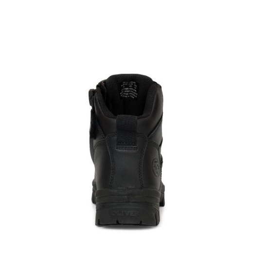 Picture of Oliver At's 130mm Lace up Zip Side Hiker Boot Black