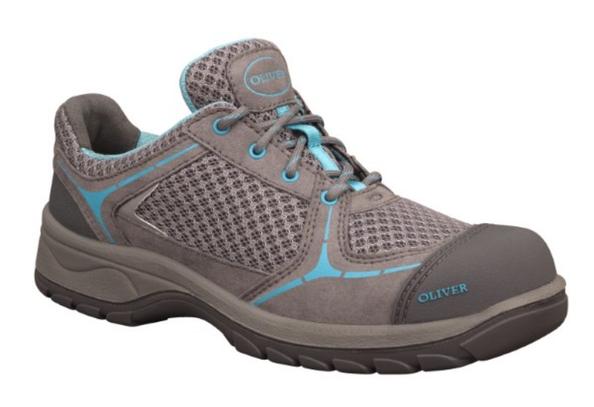 Picture of Oliver Ladies Lace Up Jogger Grey/Blue