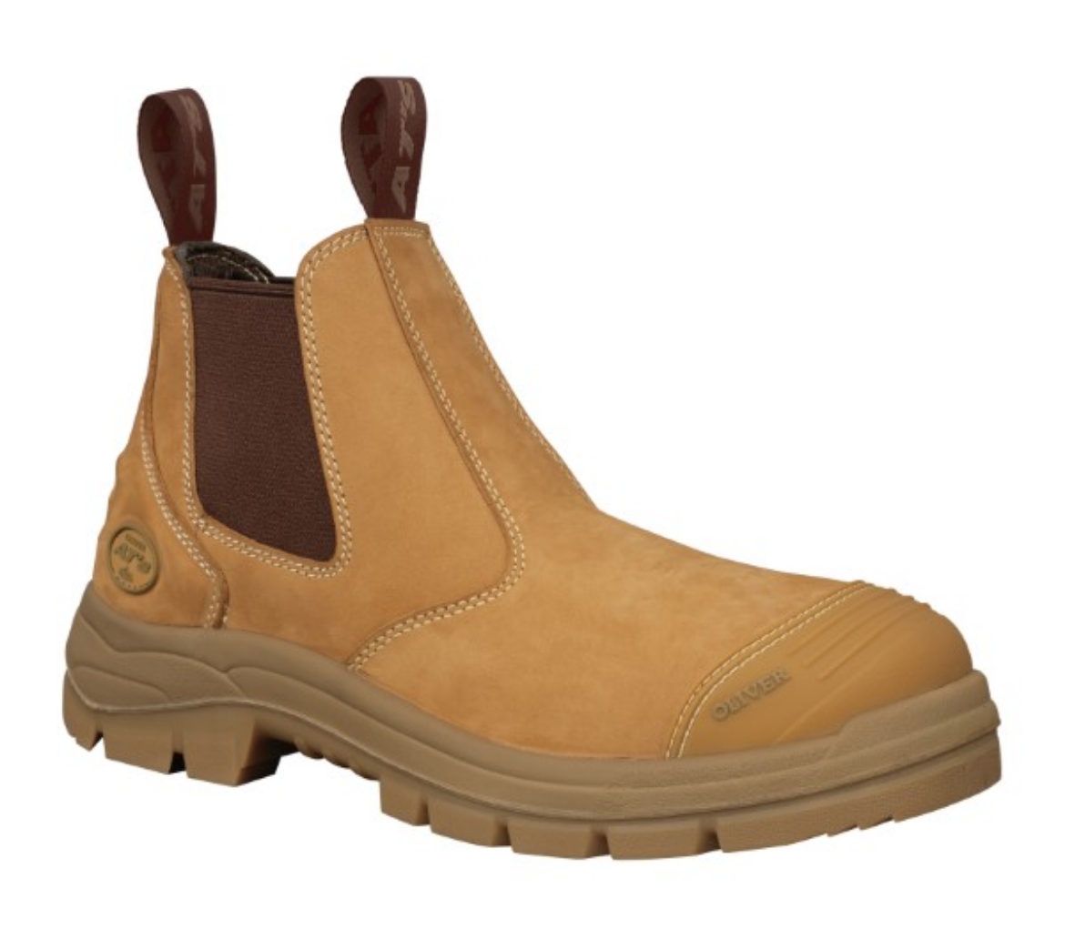 Picture of Oliver At'S Boot Elastic Sided with Toe Protection Wheat