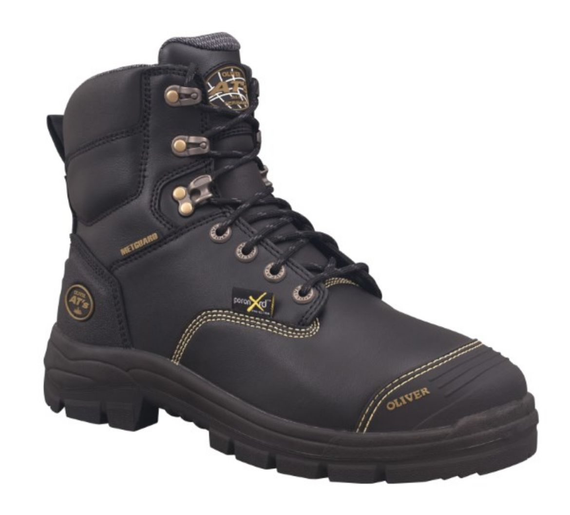 Picture of Oliver Boot At's Lace up Metguard Black