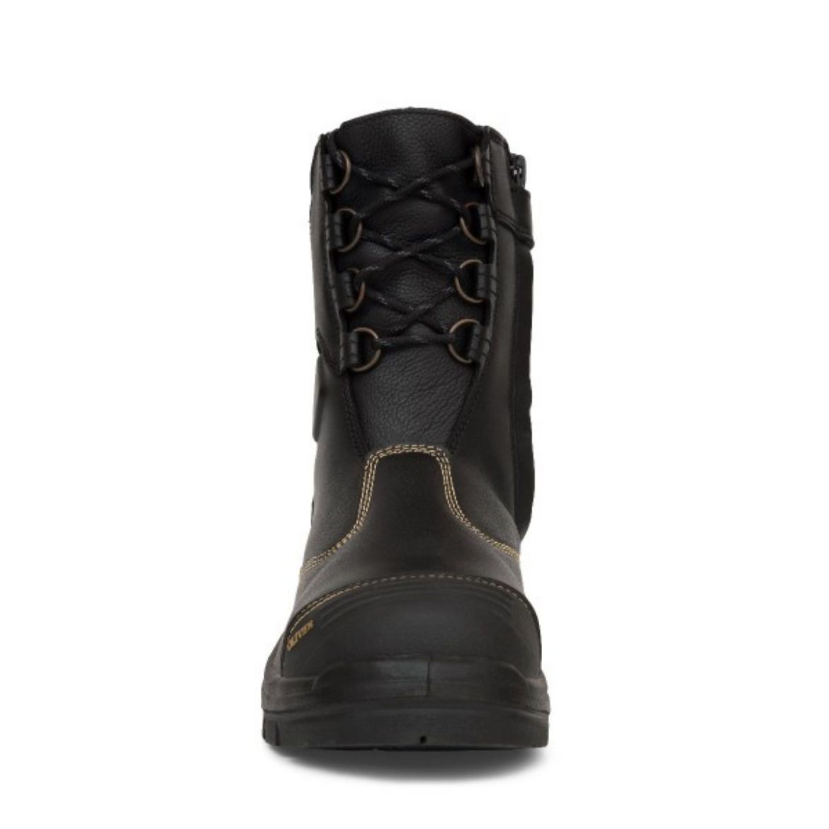 Picture of Oliver At's 200mm Lace Up Zip Side Boot Black