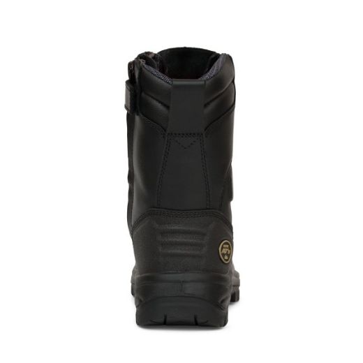 Picture of Oliver At's 200mm Lace Up Zip Side Boot Black