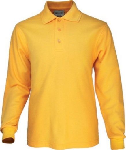 Picture of Bocini Kids Basic Polo Shirt Long Sleeve