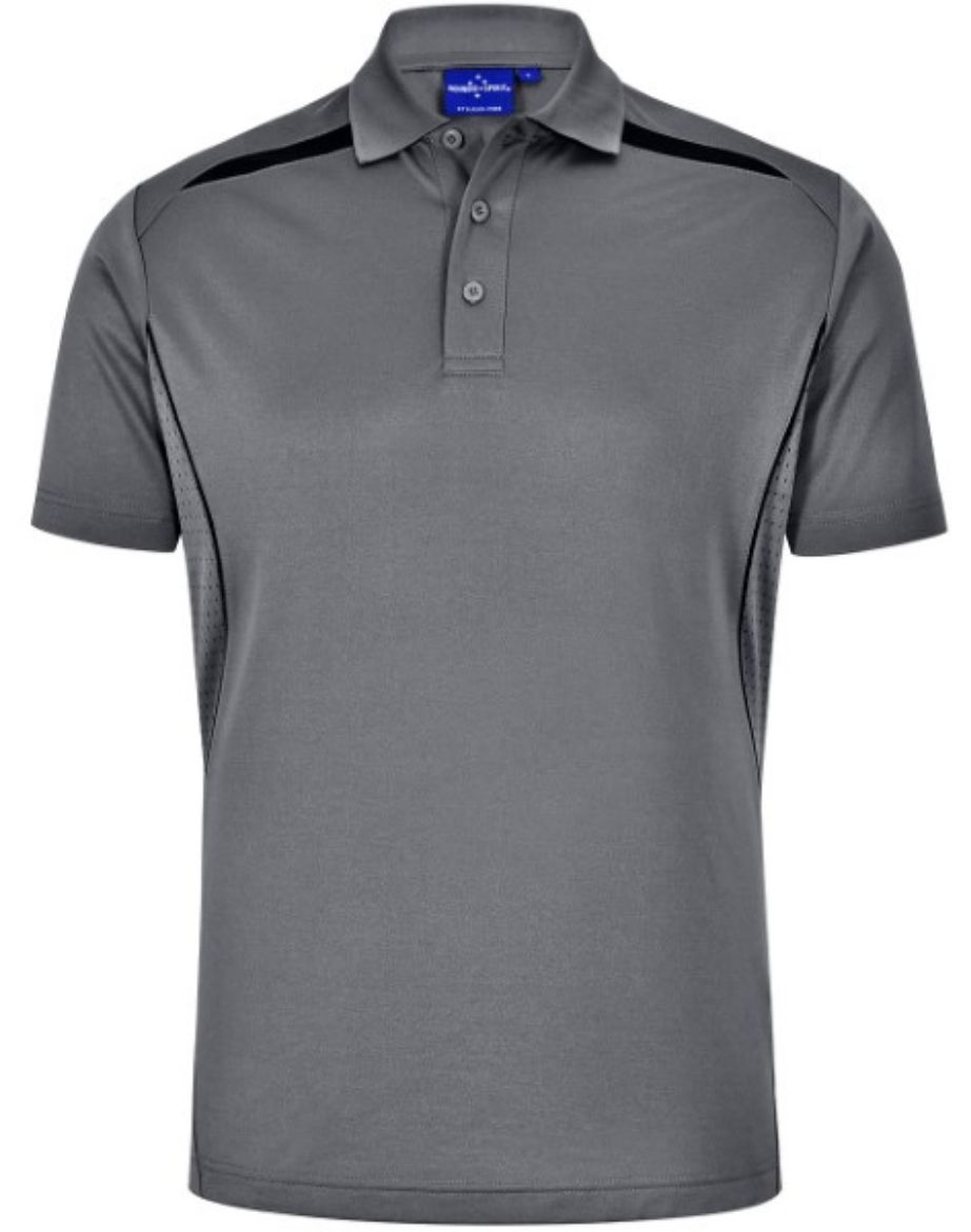 Picture of Winning Spirit Mens Sustainable Poly/Cotton Contrast Short Sleeve Polo Shirt