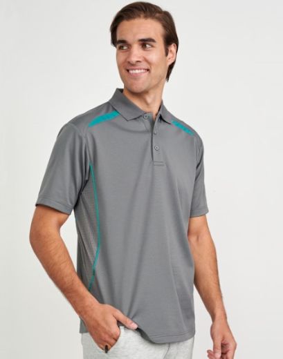 Picture of Winning Spirit Mens Sustainable Poly/Cotton Contrast Short Sleeve Polo Shirt