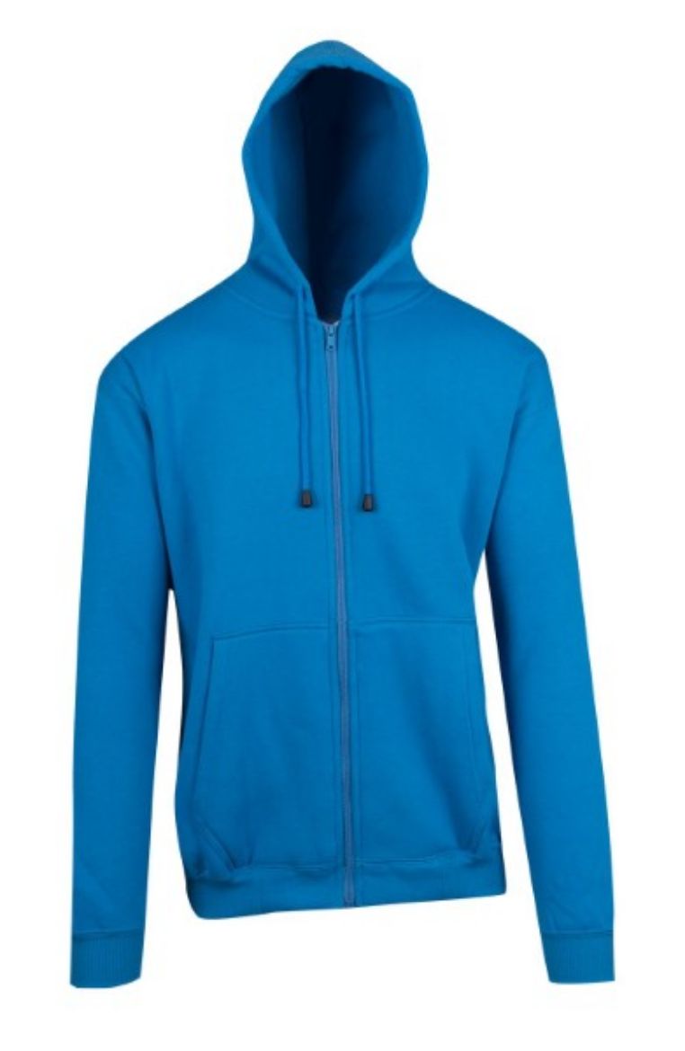 Picture of Ramo Fleecy Hoodie Mens Zip Front Poly Cotton