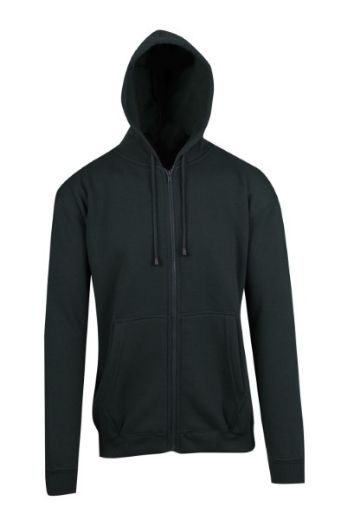 Picture of Ramo Fleecy Hoodie Mens Zip Front Poly Cotton