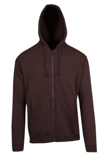 Picture of Ramo Fleecy Hoodie Mens Zip Front Poly Cotton
