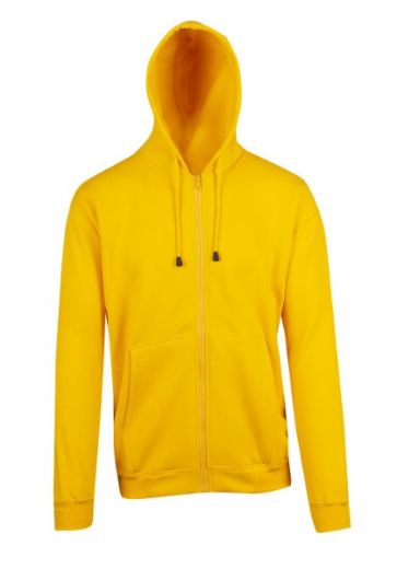 Picture of Ramo Fleecy Hoodie Mens Zip Front Poly Cotton