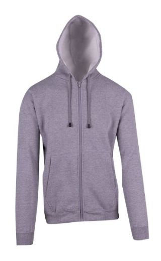 Picture of Ramo Fleecy Hoodie Mens Zip Front Poly Cotton