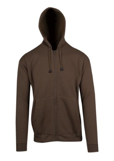 Picture of Ramo Fleecy Hoodie Mens Zip Front Poly Cotton