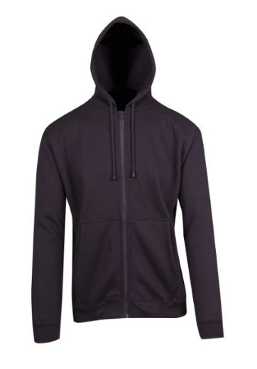 Picture of Ramo Fleecy Hoodie Mens Zip Front Poly Cotton