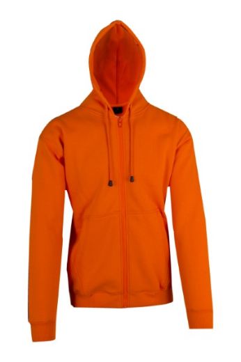 Picture of Ramo Fleecy Hoodie Mens Zip Front Poly Cotton
