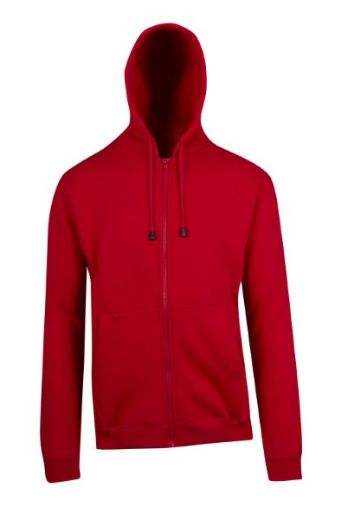 Picture of Ramo Fleecy Hoodie Mens Zip Front Poly Cotton