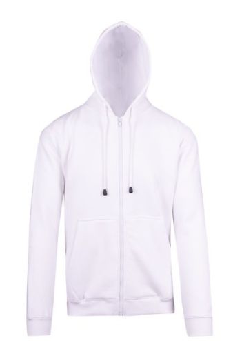 Picture of Ramo Fleecy Hoodie Mens Zip Front Poly Cotton