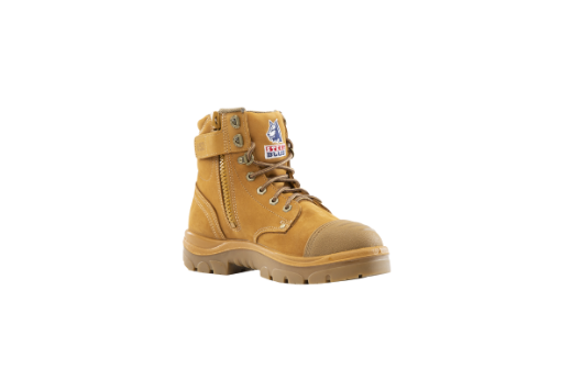 Picture of Steel Blue Argyle Zip Lace Up TPU Sole and Scuff Cap