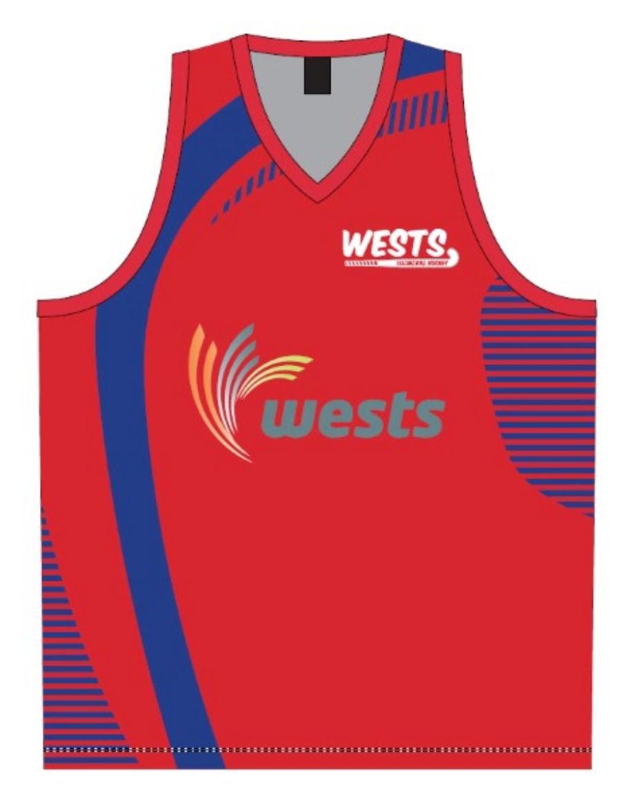 Picture of Sublimated Players Singlet Ladies Including Number on Back