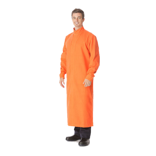 Picture of Glosafe Arc Flash Kit Ultra Soft 1300mm length coat, BeeKeeper style hood CAT 4, 47 cal/cm2