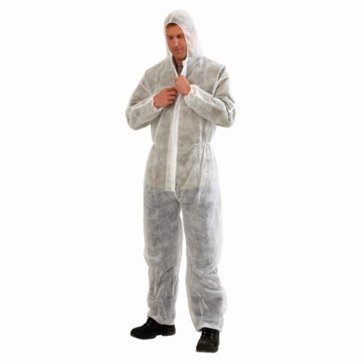 Picture of Pro-Choice Disposable Coveralls Leightweight White