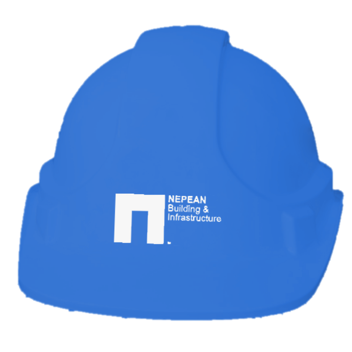 Picture of Unisafe UniLite Hard Hat Vented Blue Nepean Building & Infrastrucure Logo 1 Colour Print