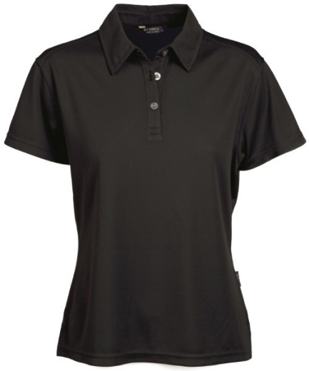 Picture of Stencil Ladies Glacier Short Sleeve Polo Shirt 170gsm Ice-Cool Fabric