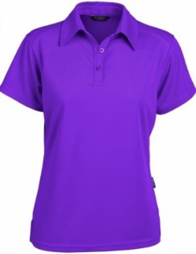 Picture of Stencil Ladies Glacier Short Sleeve Polo Shirt 170gsm Ice-Cool Fabric