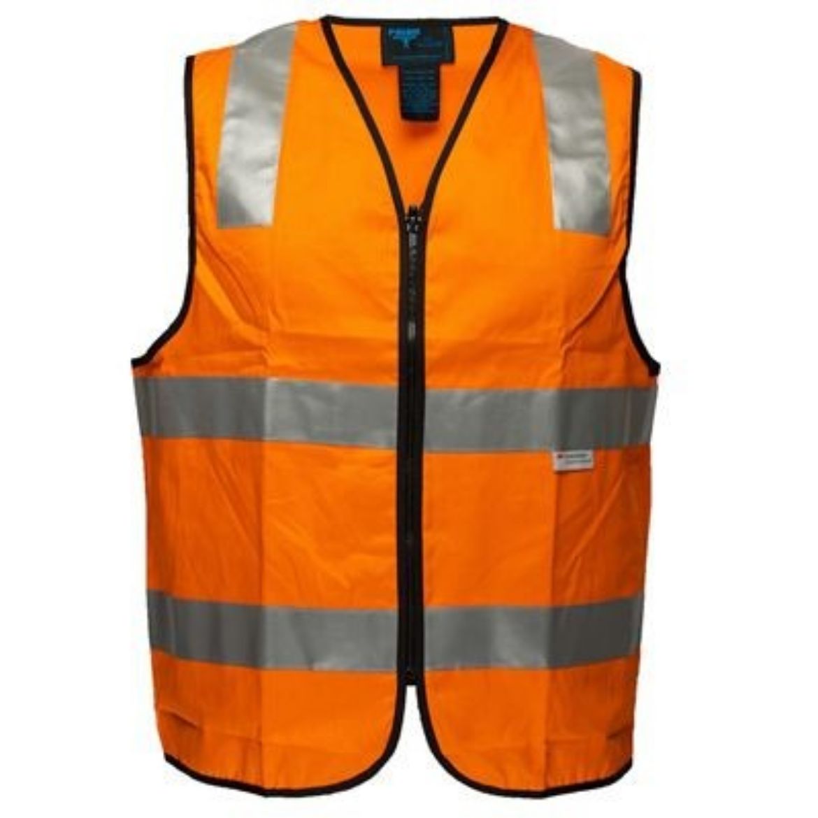 Picture of Prime Mover Safety Vest Zip Front 100% Cotton with Reflective Tape
